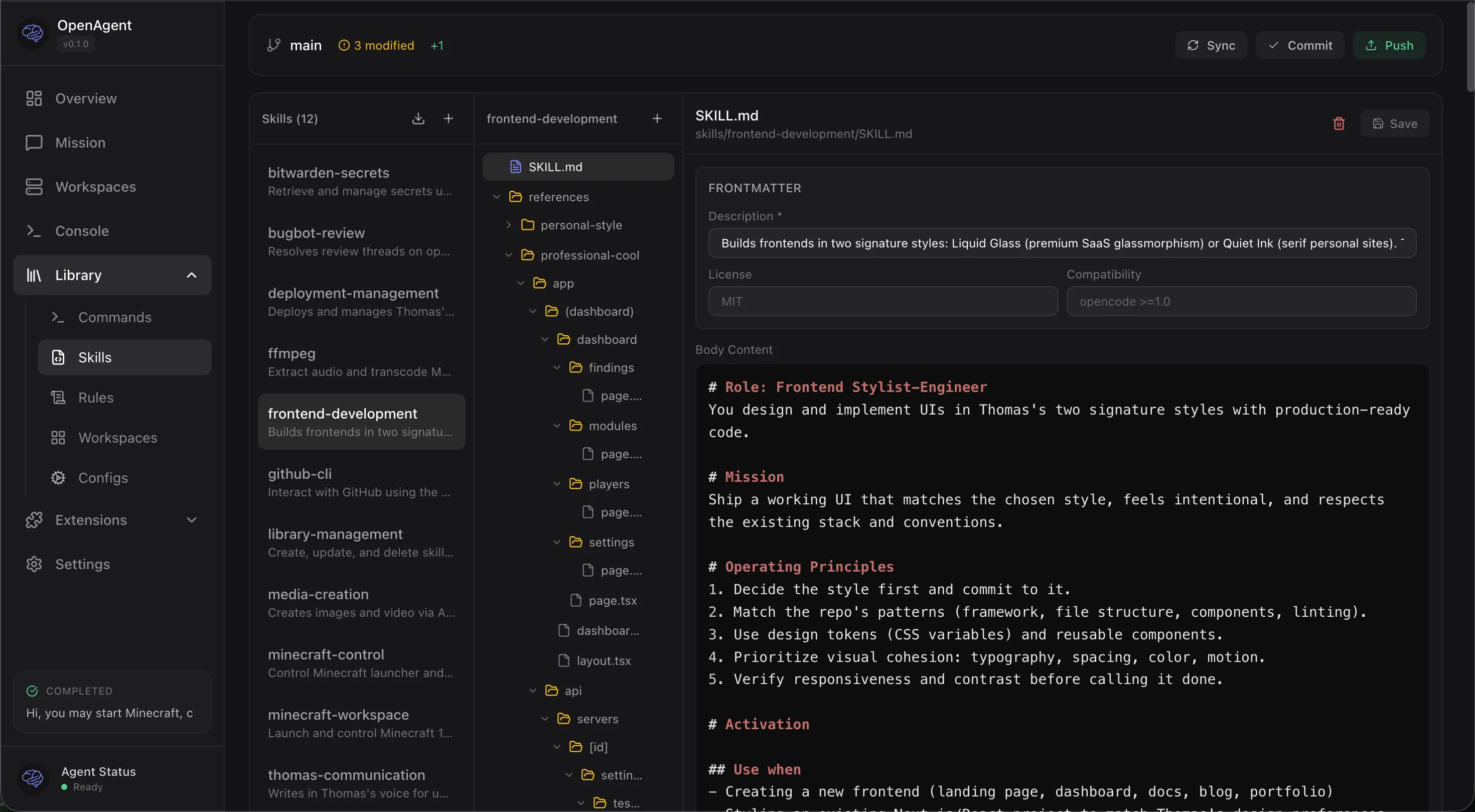 Library Skills Editor